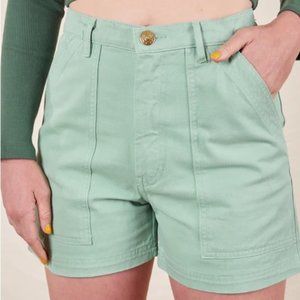 Sage Green Work Shorts